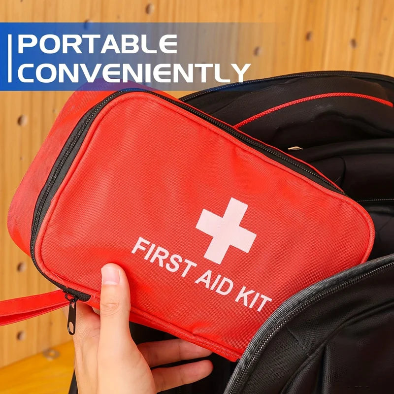 198-Piece Family First Aid Kit — Home, Car, Travel & Camping Ready