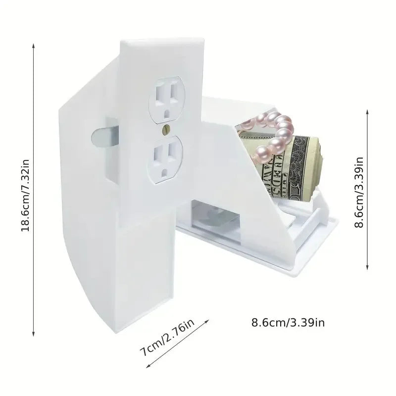 Wall Outlet Safe — Hidden In-Wall Diversion Safe for Valuables
