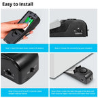 120dB Loudly Door Stop Alarm for Home Hotel Door Stopper Security Alarm 3 Levels Sensitivity Door Wedge Alarm