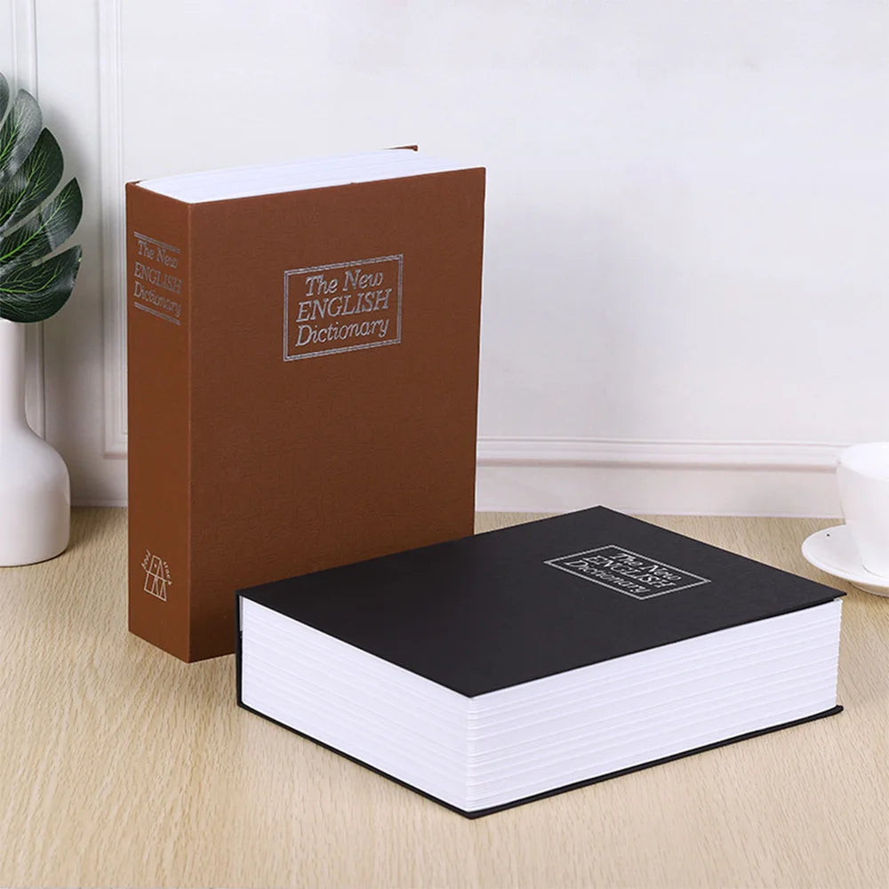 Dictionary Diversion Safe — Secret Book Safe with Lock for Cash, Jewelry & Keys
