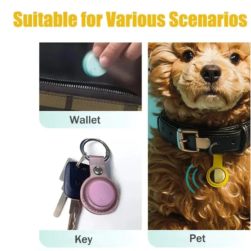 Bluetooth AirTag GPS Tracker — Mini Key & Pet Locator for iOS & Android
