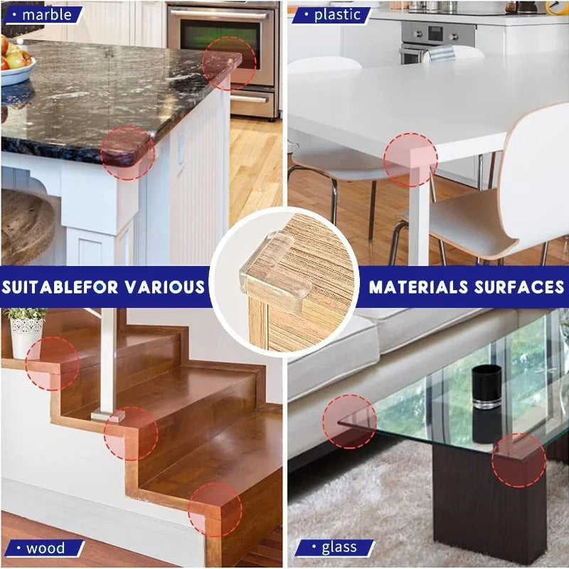 Table Corner Protectors for Baby Furniture Corner Guards Clear Children Anti Collision Edge Guards Baby Safety Table Edge Covers