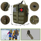 IFAK Survival First Aid Kit — MOLLE Trauma Bag for Hiking & Adventures