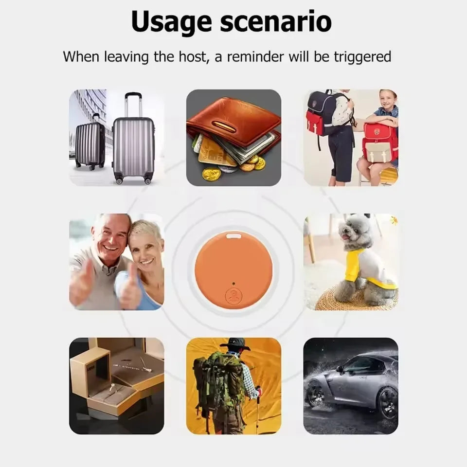 Lenovo Bluetooth 5.3 GPS Tracker — Smart Anti-Lost Device for Keys, Pets & Wallet