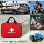 184-Piece Portable First Aid Kit — Multi-Purpose Emergency Medical Bag