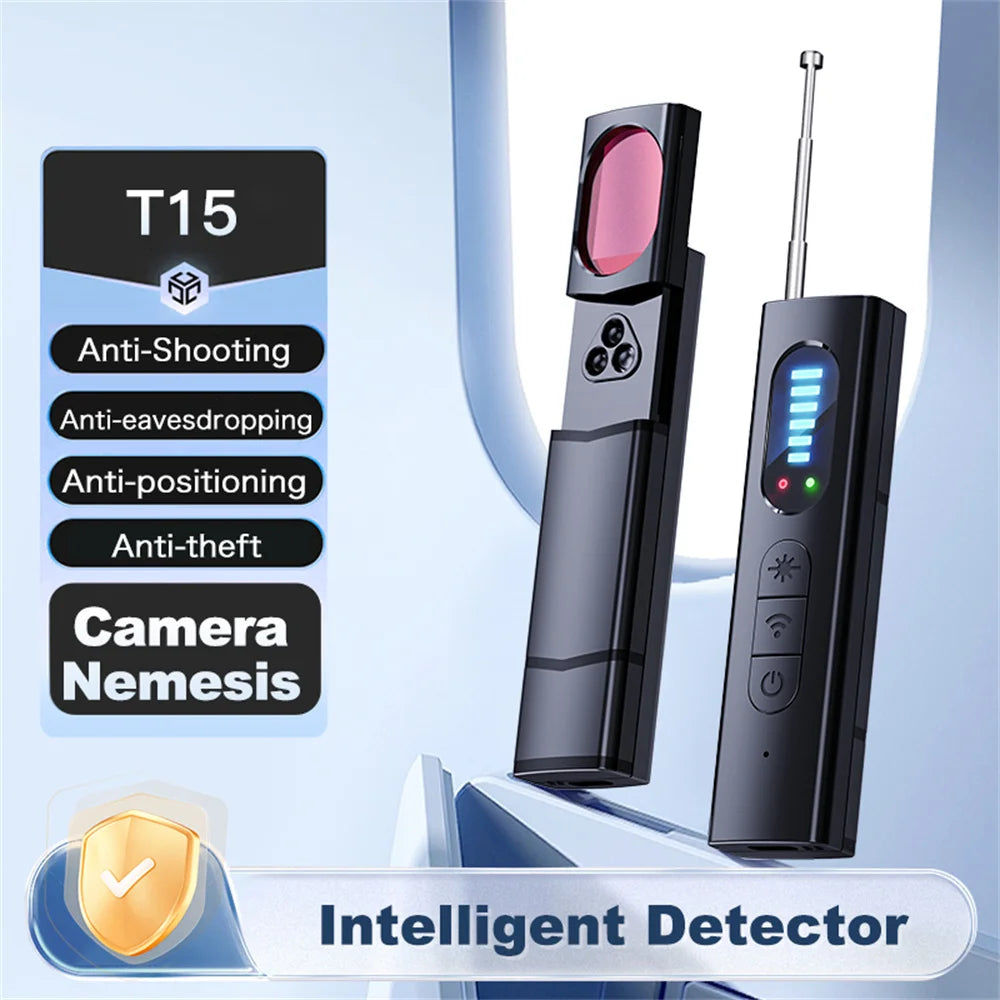 Hidden Camera & Bug Detector — Anti-Spy RF Signal Scanner for GPS Trackers & Listening Devices