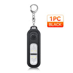 Hollarm 130dB Personal Safety Alarm Keychain — USB Rechargeable with Emergency LED Light