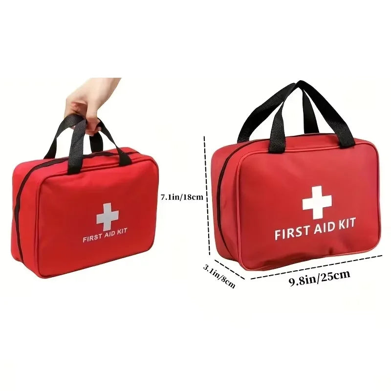 184-Piece Portable First Aid Kit — Multi-Purpose Emergency Medical Bag