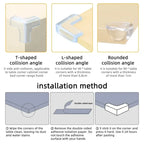 Table Corner Protectors for Baby Furniture Corner Guards Clear Children Anti Collision Edge Guards Baby Safety Table Edge Covers