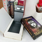 Classic Book Safe with Key Lock — Metal Steel Hidden Safe for Cash, Coins & Jewelry