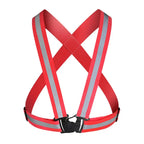 New Highlight Reflective Straps Night Running Riding Clothing Vest Adjustable Safety Vest Elastic Band For Adults and Children