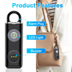 Hollarm 130dB Personal Safety Alarm — Loud Siren Keychain for Women, Children & Elderly