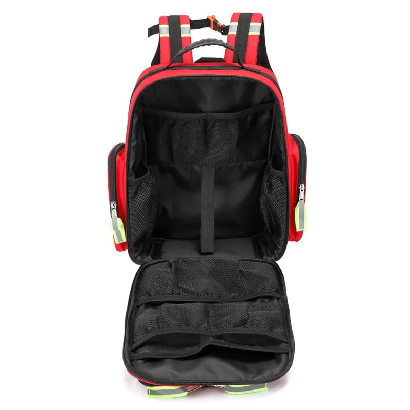 Emergency First Aid Backpack — Large Capacity Outdoor Survival Kit