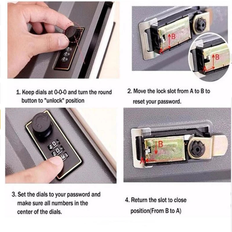 Dictionary Diversion Safe — Secret Book Safe with Lock for Cash, Jewelry & Keys
